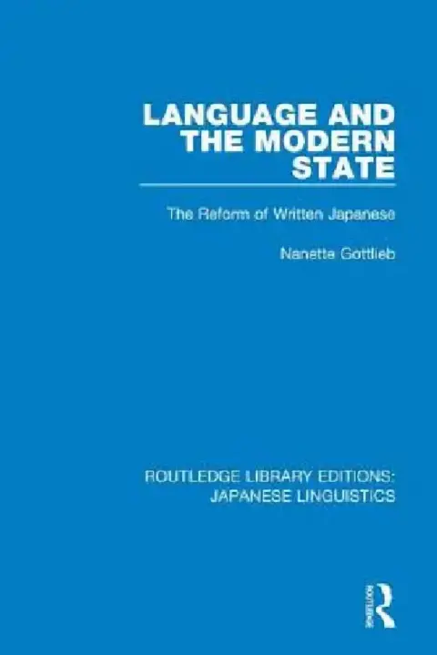 Cover of Language and the Modern State