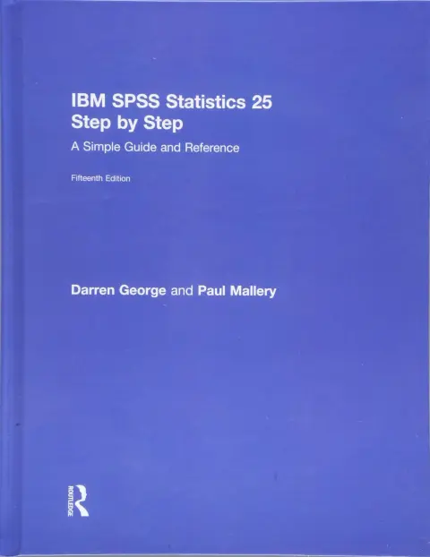 Cover of IBM SPSS Statistics 25 Step by Step