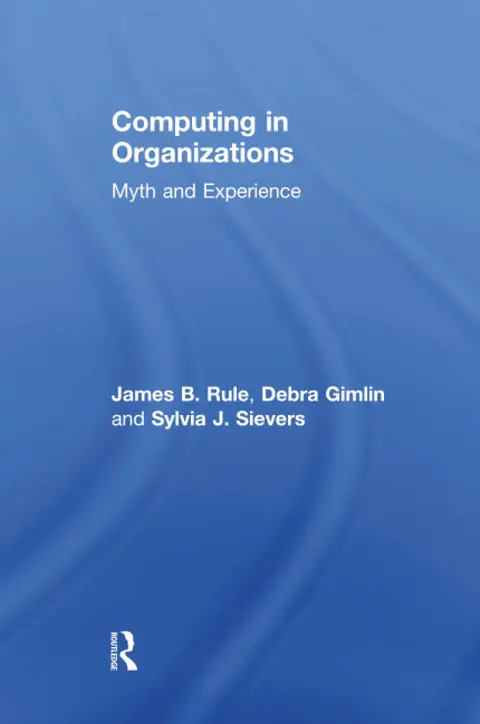 Cover of Computing in Organizations