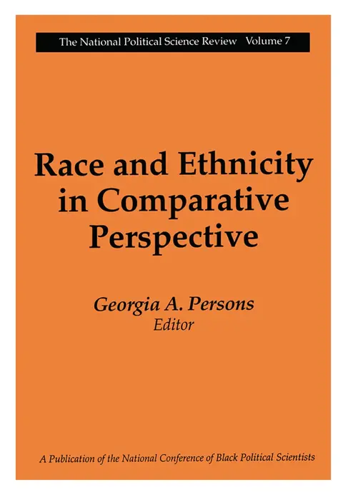 Cover of Race and Ethnicity in Comparative Perspective