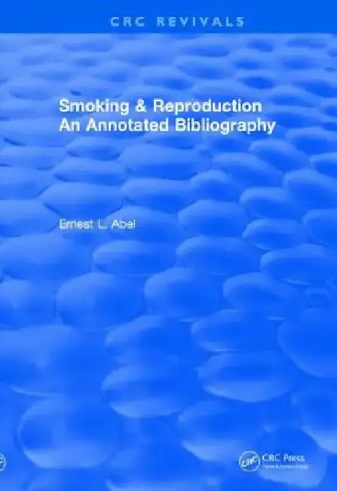Cover of Smoking and Reproduction (1984)