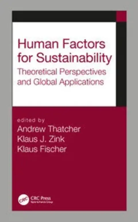 Cover of Human Factors for Sustainability