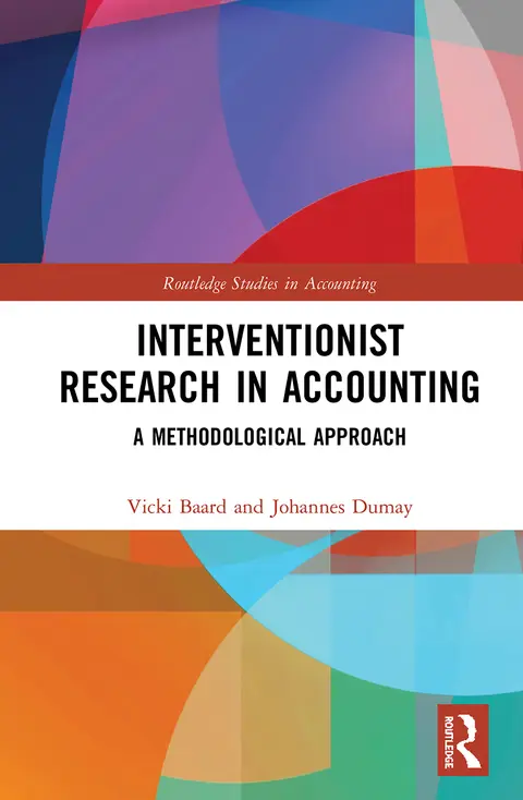 Cover of Interventionist Research in Accounting