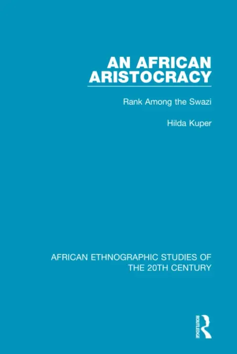Cover of An African Aristocracy
