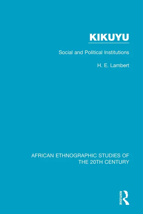 Cover of Kikuyu
