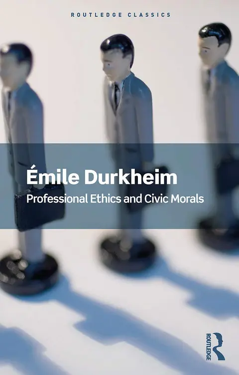 Cover of Professional Ethics and Civic Morals