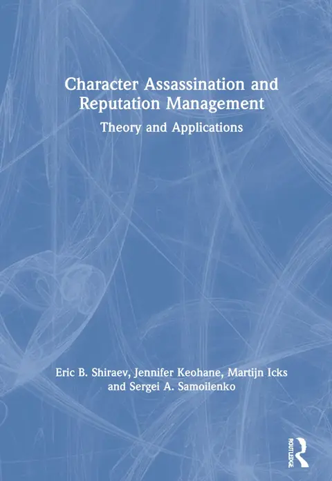 Cover of Character Assassination and Reputation Management