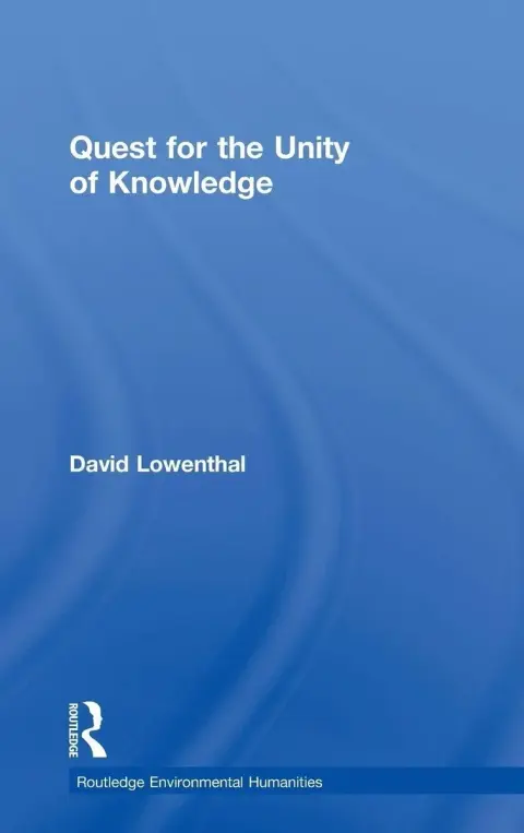 Cover of Quest for the Unity of Knowledge