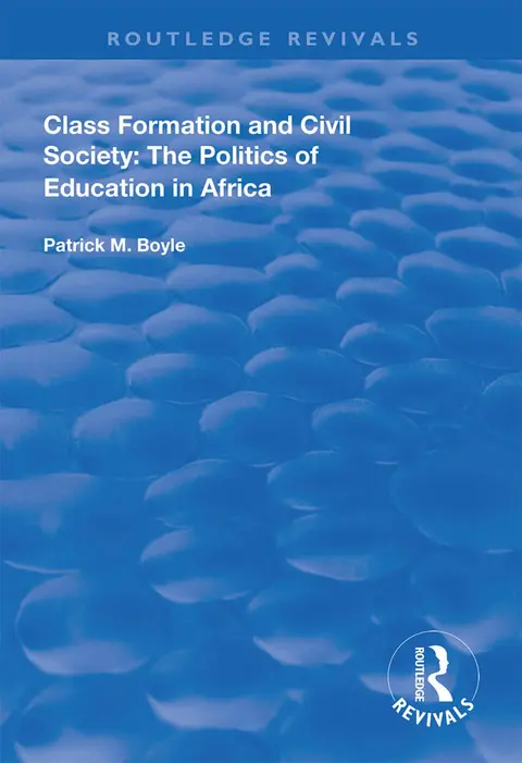 Cover of Class Formation and Civil Society