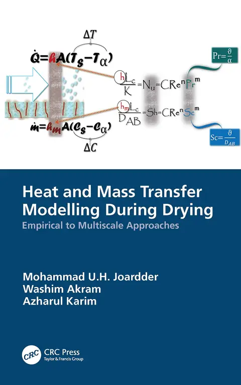 Cover of Heat and Mass Transfer Modelling During Drying