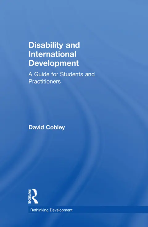 Cover of Disability and International Development