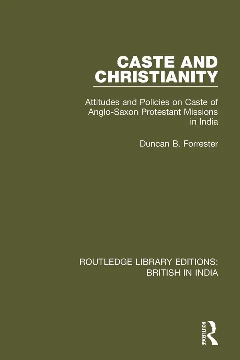 Cover of Caste and Christianity