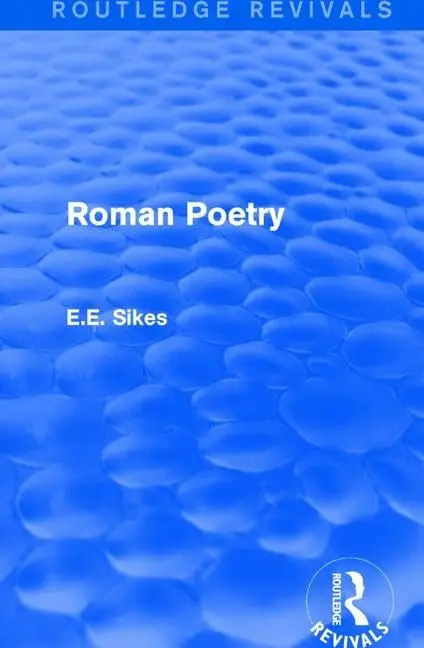 Cover of Roman Poetry