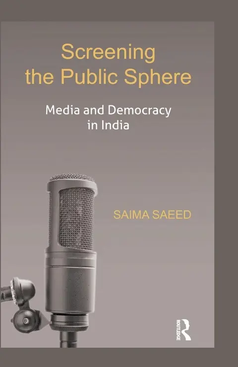 Cover of Screening the Public Sphere