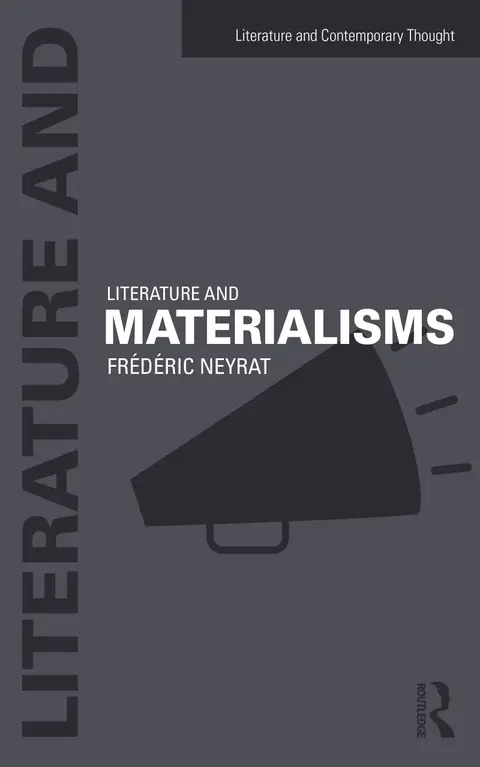 Cover of Literature and Materialisms