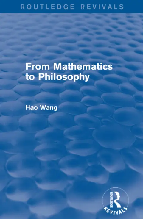 Cover of From Mathematics to Philosophy