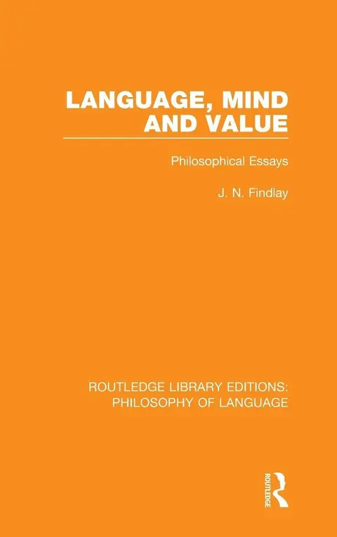 Cover of Language, Mind and Value