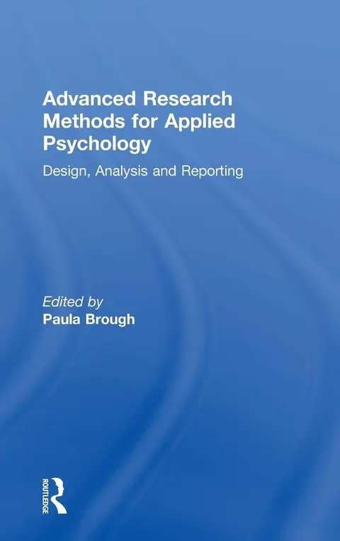 Cover of Advanced Research Methods for Applied Psychology