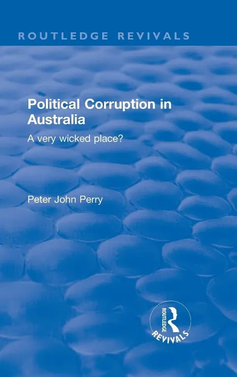 Cover of Political Corruption in Australia