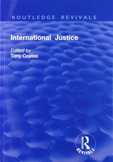 Cover of International Justice