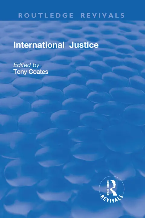Cover of International Justice