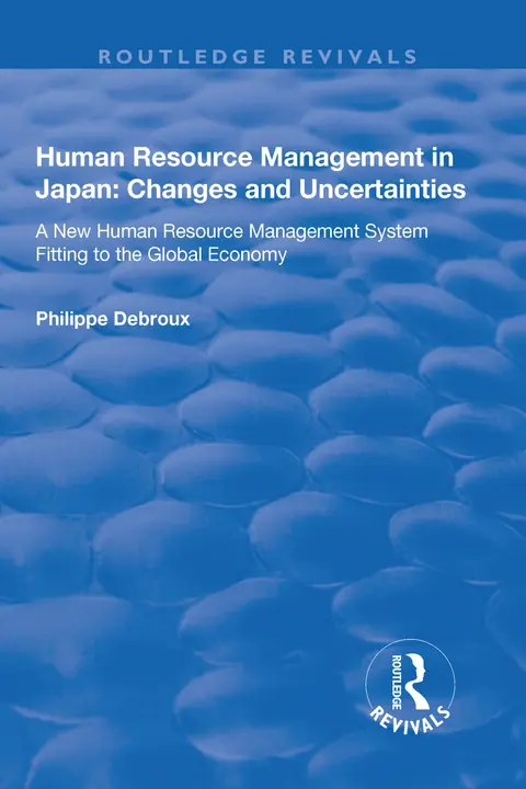Cover of Human Resource Management in Japan