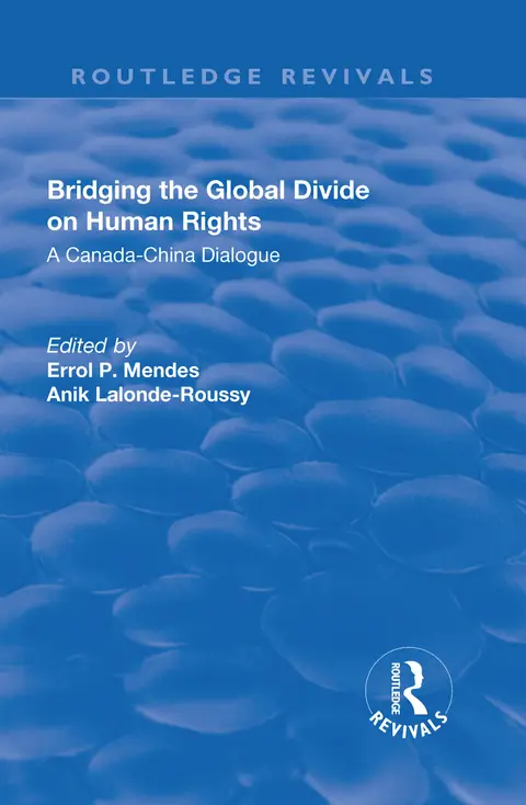 Cover of Bridging the Global Divide on Human Rights