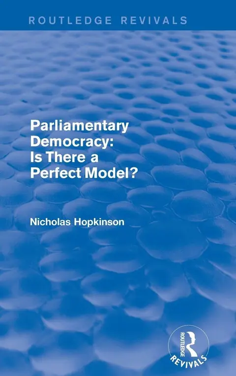 Cover of Parliamentary Democracy