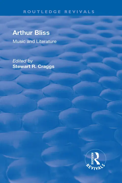 Cover of Arthur Bliss
