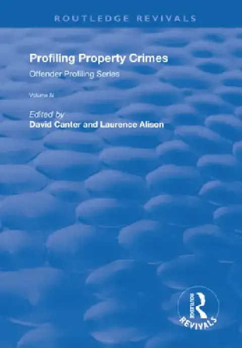 Cover of Profiling Property Crimes