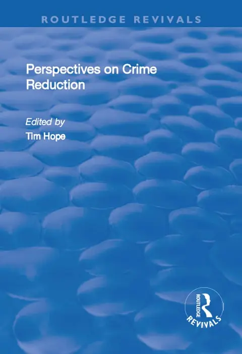 Cover of Perspectives on Crime Reduction