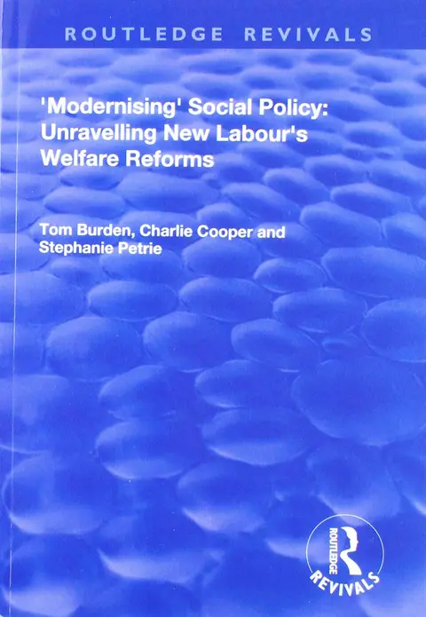 Cover of Modernising Social Policy