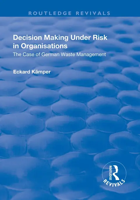 Cover of Decision Making Under Risk in Organisations