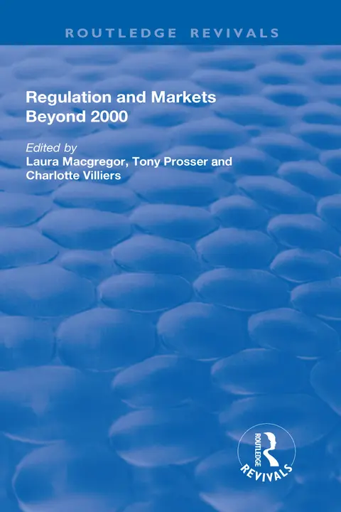 Cover of Regulation and Markets Beyond 2000