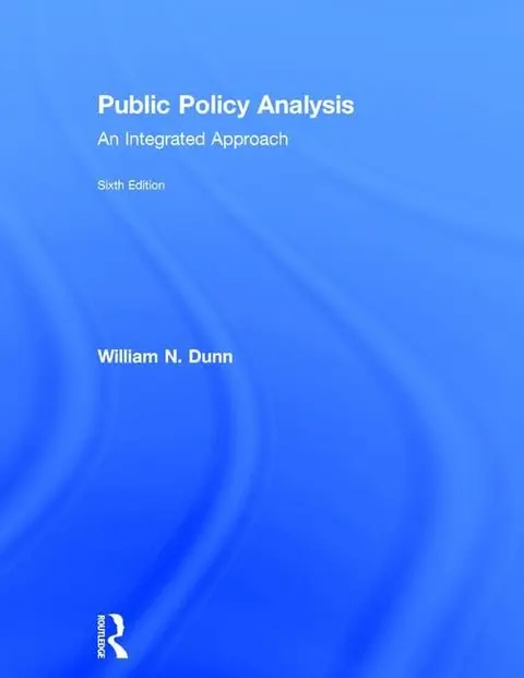 Cover of Public Policy Analysis