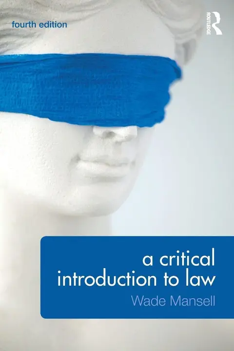 Cover of A Critical Introduction to Law
