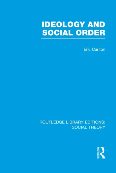 Cover of Ideology and Social Order
