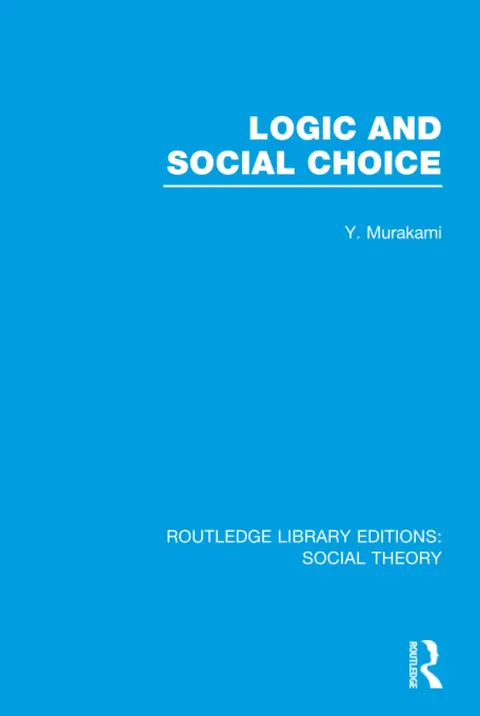 Cover of Logic and Social Choice