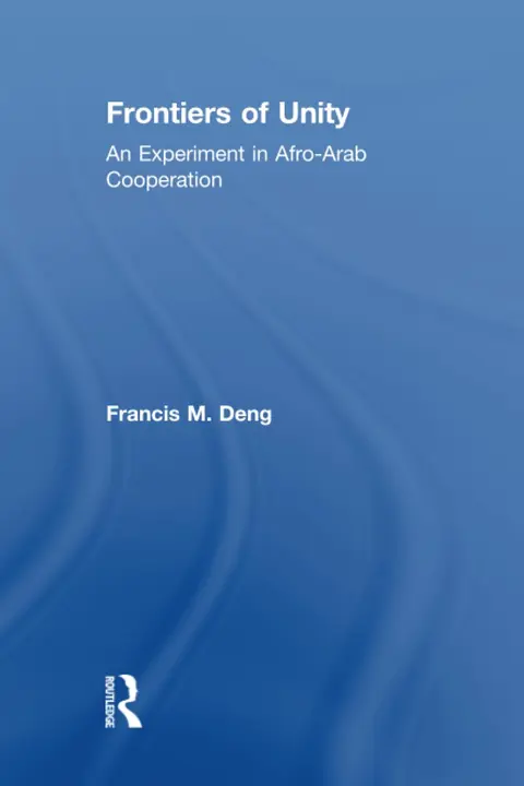 Cover of Frontiers of Unity