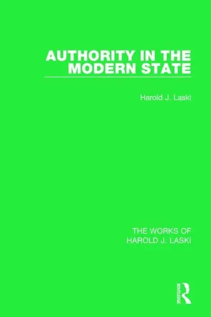 Cover of Authority in the Modern State