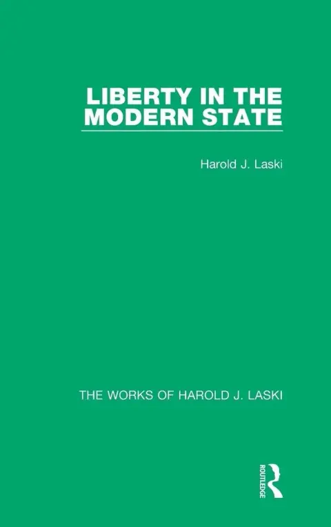 Cover of Liberty in the Modern State