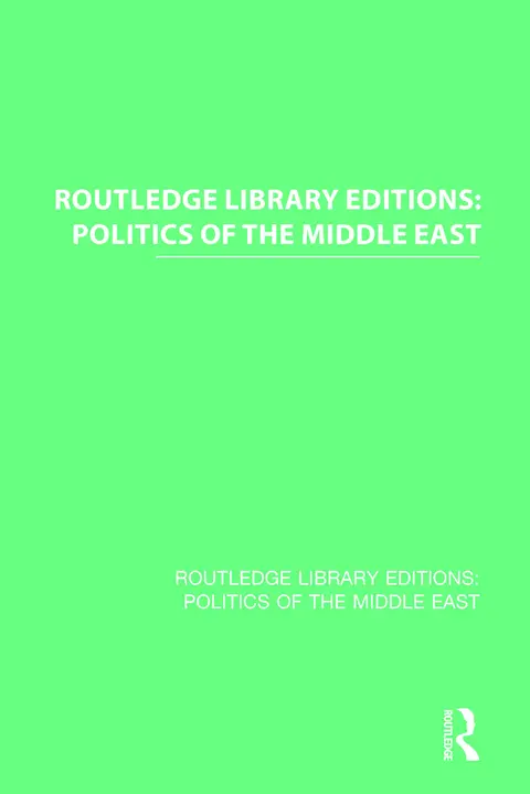 Cover of Routledge Library Editions