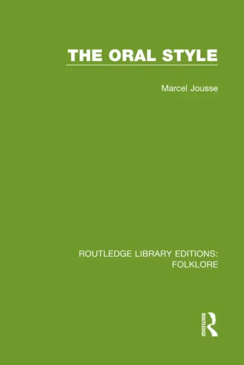 Cover of The Oral Style