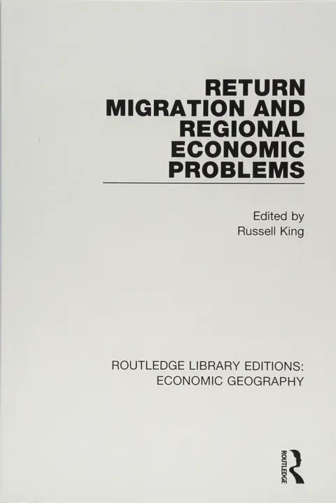 Cover of Return Migration and Regional Economic Problems