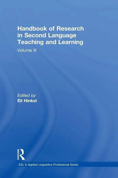 Cover of Handbook of Research in Second Language Teaching and Learning (3)