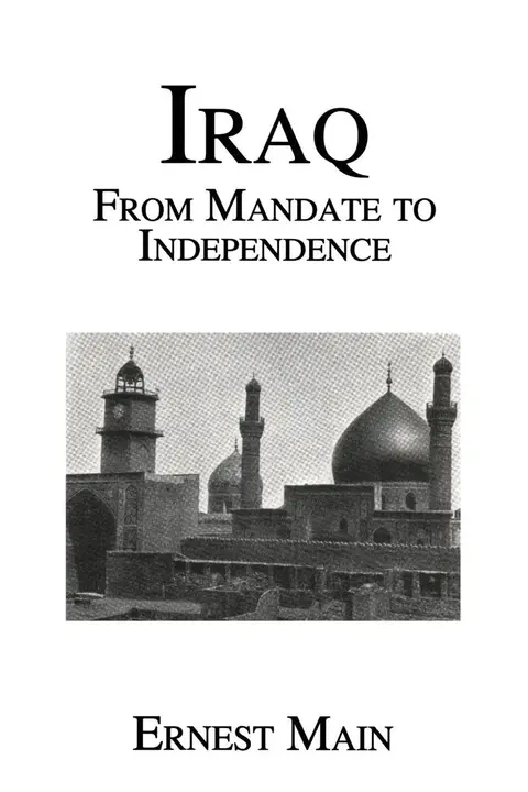Cover of Iraq from Manadate Independence