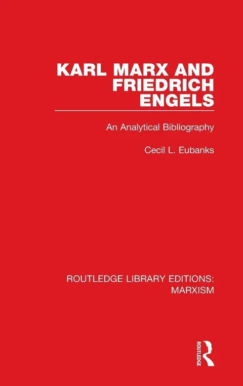 Cover of Karl Marx and Friedrich Engels