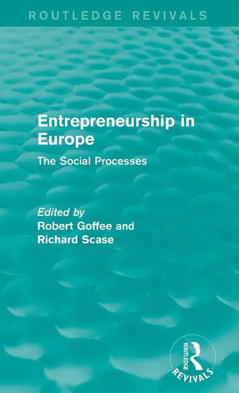 Cover of Entrepreneurship in Europe