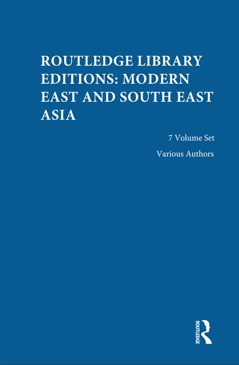 Cover of Routledge Library Editions