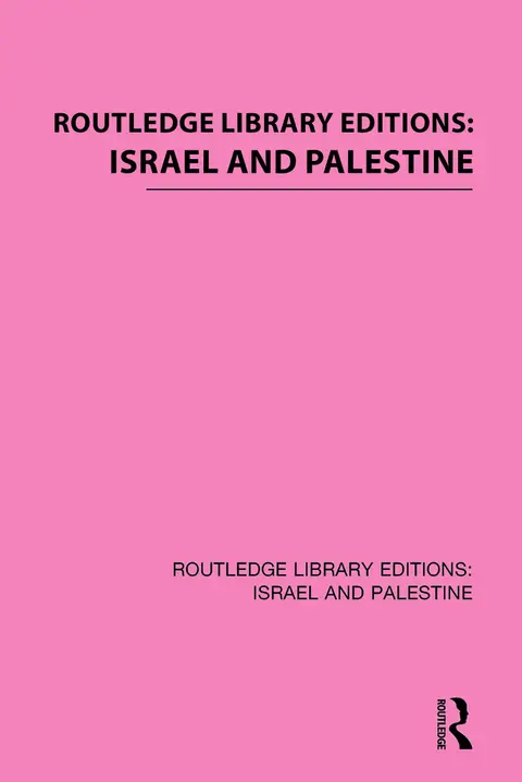 Cover of Routledge Library Editions